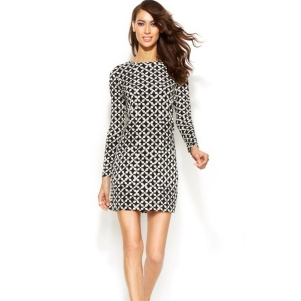 Michael Kors shift long sleeve dress Sz large